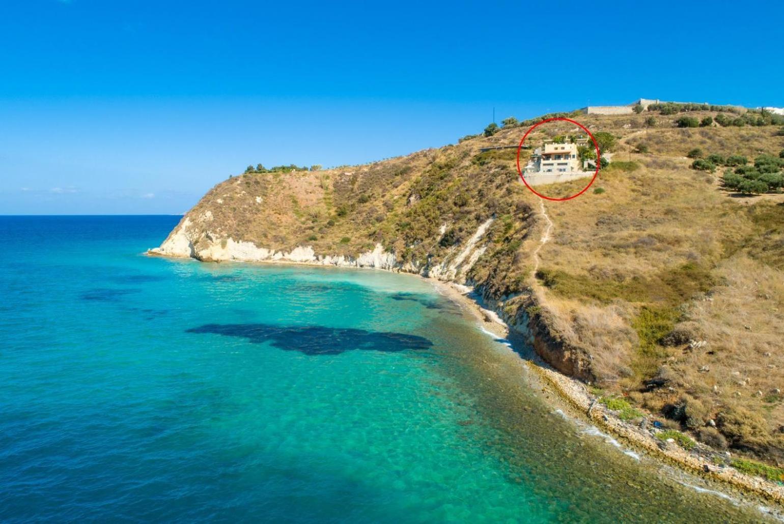 Souda Bay View Villa Kalámion Екстериор снимка