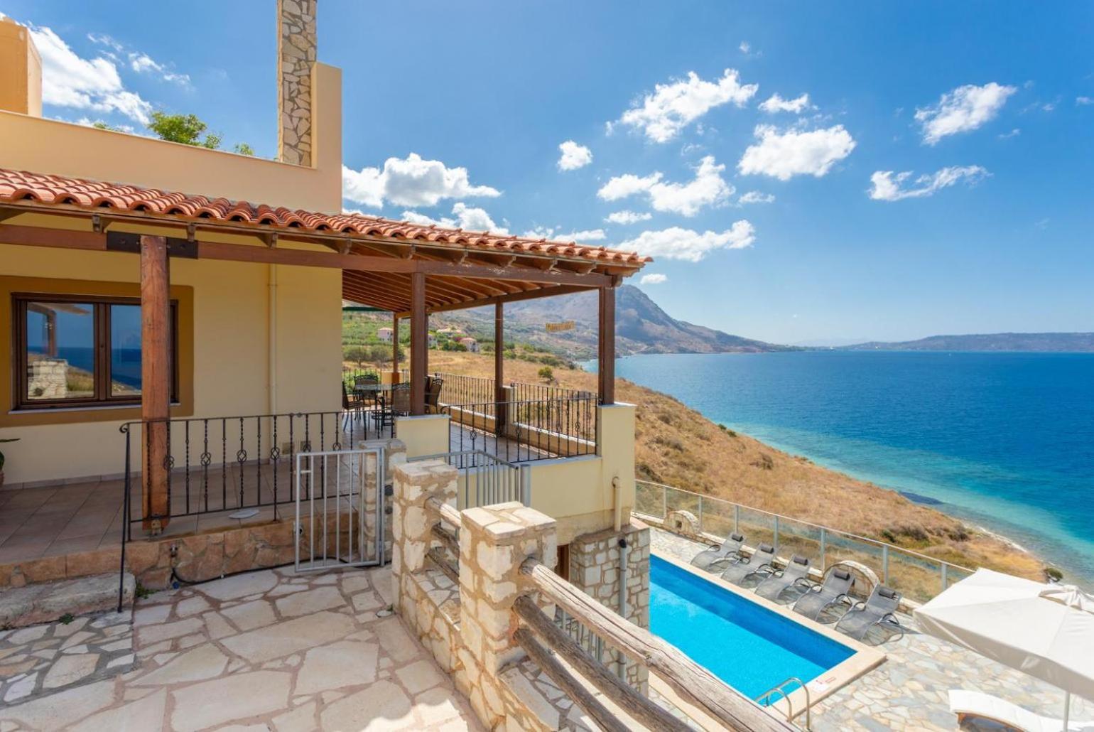 Souda Bay View Villa Kalámion Екстериор снимка